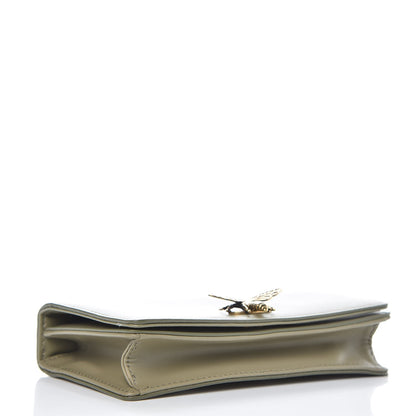 Christian Dior Calfskin Bee Pouch Grey Green 4 of 6