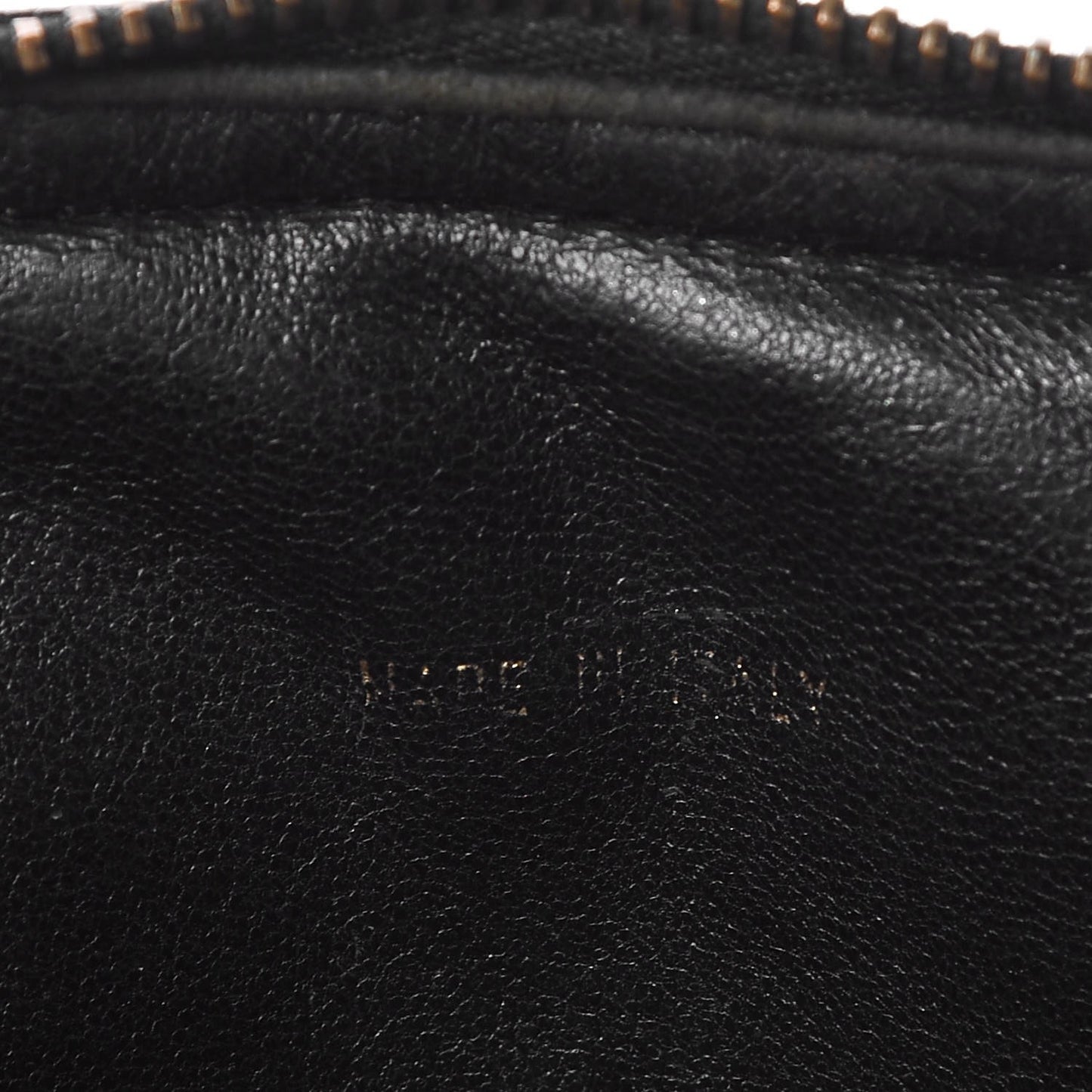 Calfskin CC Top Handle Bag Black