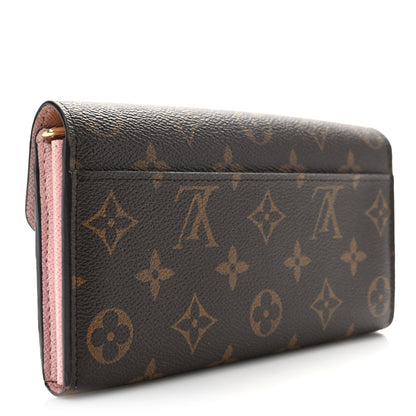 Louis Vuitton Monogram Sarah Wallet NM Rose Ballerine 3 of 7
