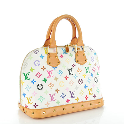 Louis Vuitton Monogram Multicolor Alma White 3 of 7