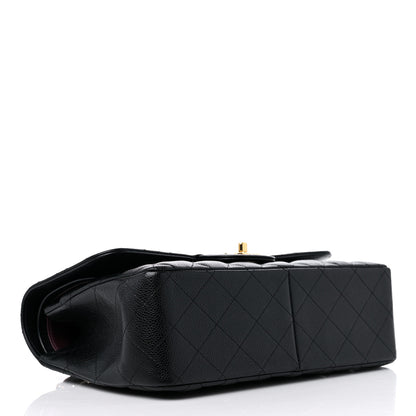 Chanel Caviar Quilted Jumbo Double Flap Black 4 of 11