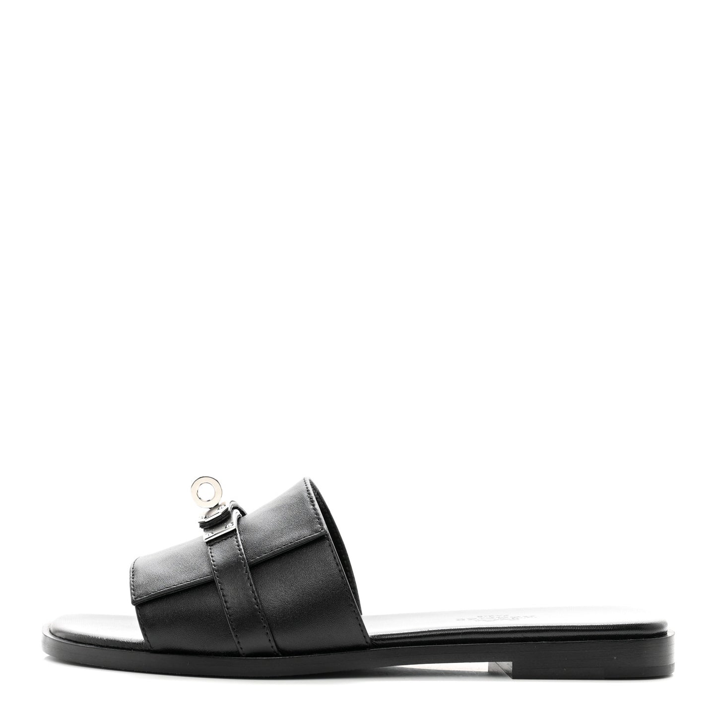 Calfskin Giulia Sandals 35.5 Black