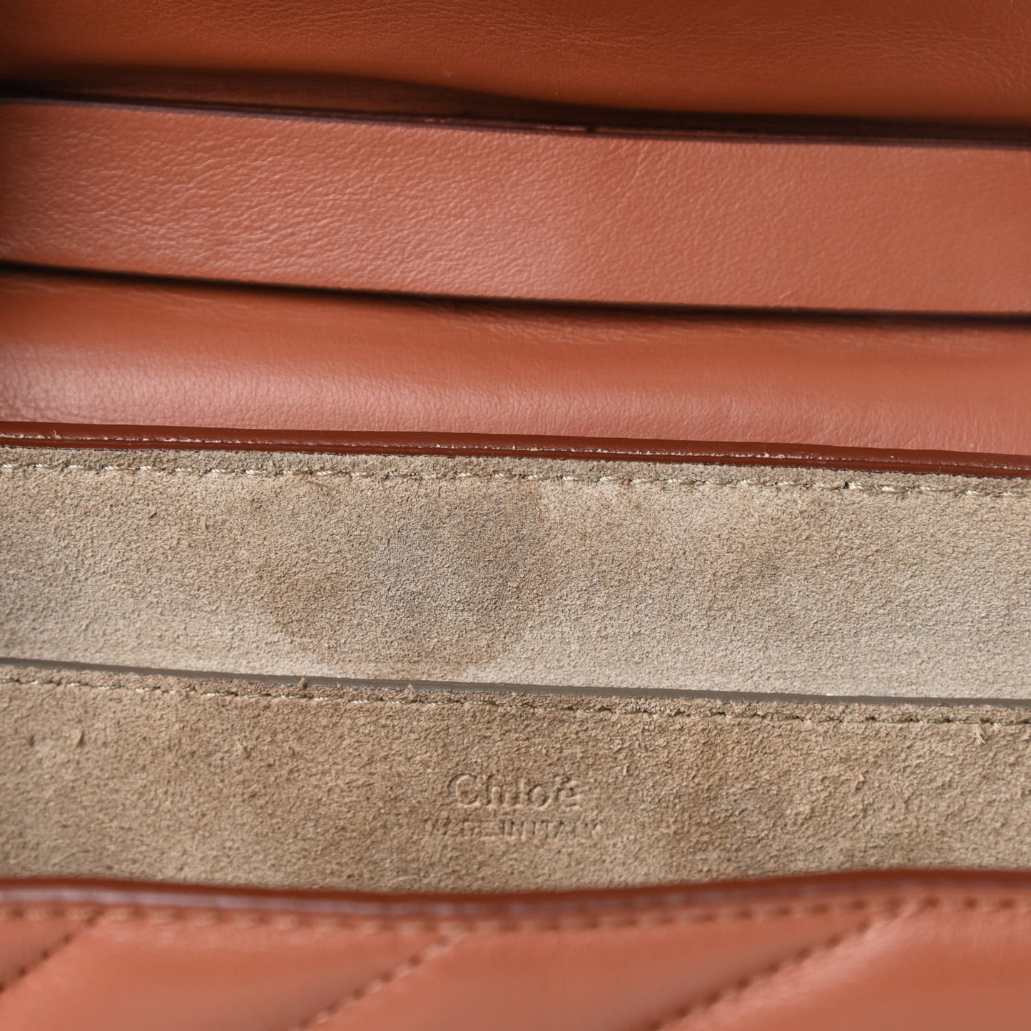 Calfskin Quilted Mini Drew Bijou Shoulder Bag Chestnut Brown