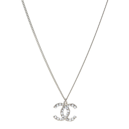 Chanel Pearl CC Pendant Necklace Gold 1 of 3