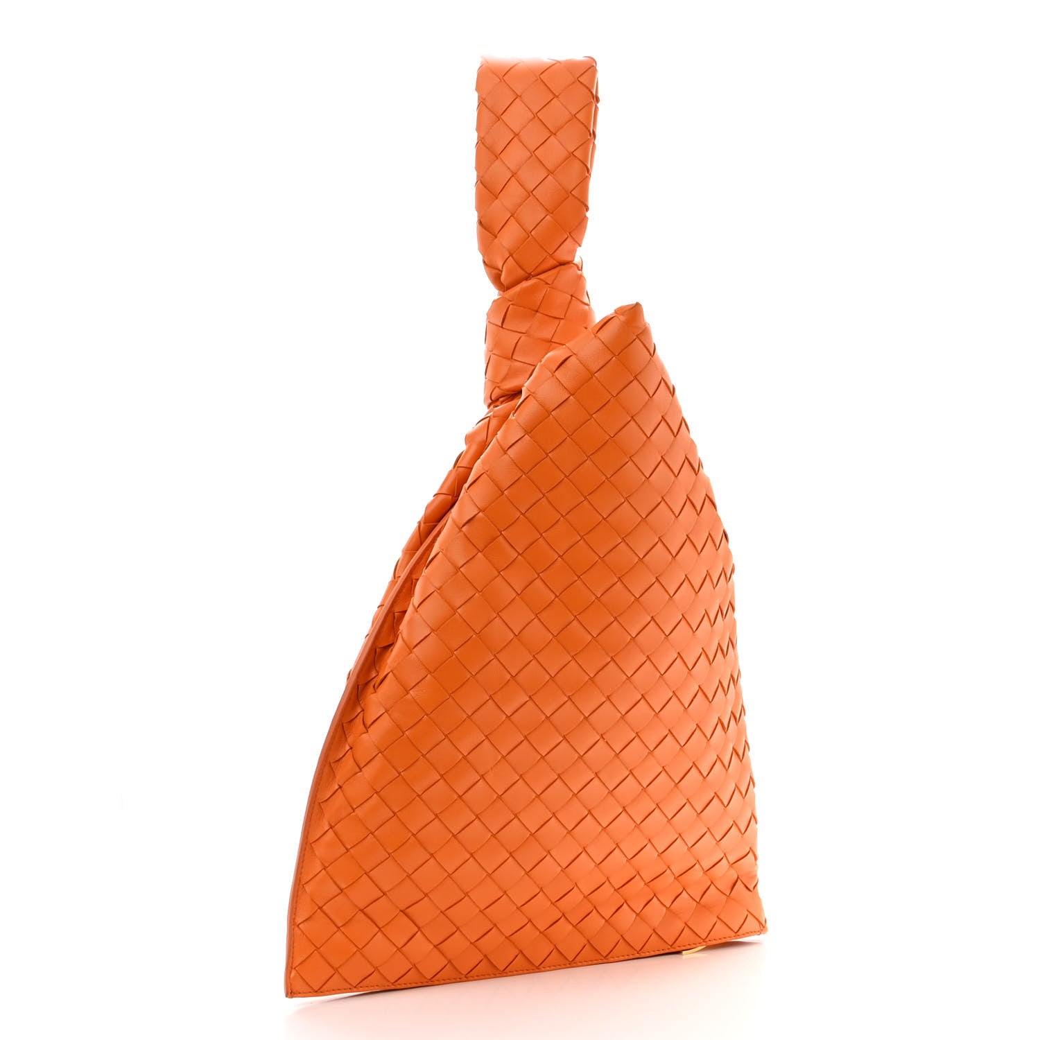 Bottega Veneta Nappa Intrecciato BV Twist Orange 3 of 10