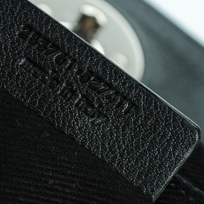 Saint Laurent Calfskin Canvas Small Muse Two Black 7 of 7