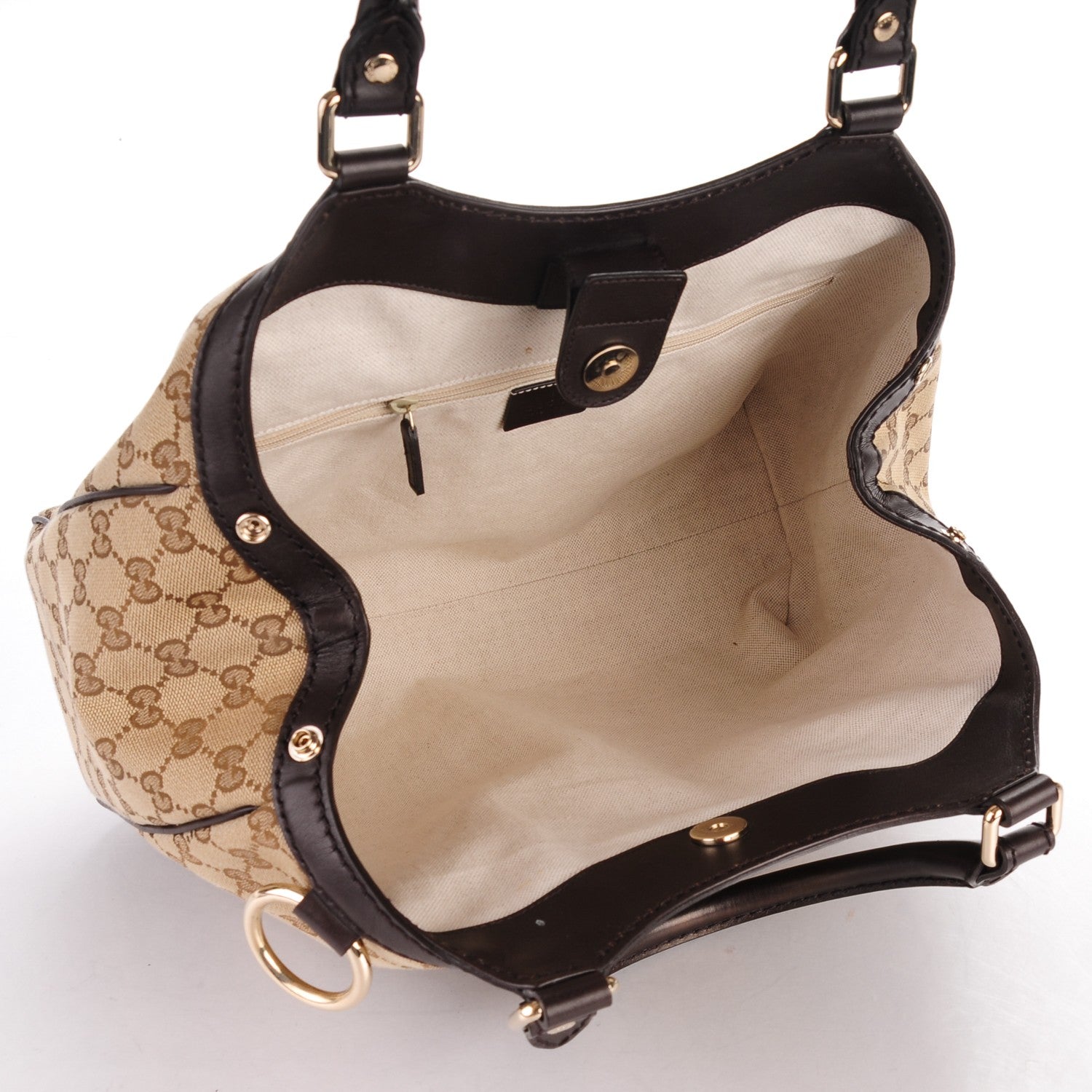 Gucci Monogram Medium Sukey Tote Dark Brown 5 of 7