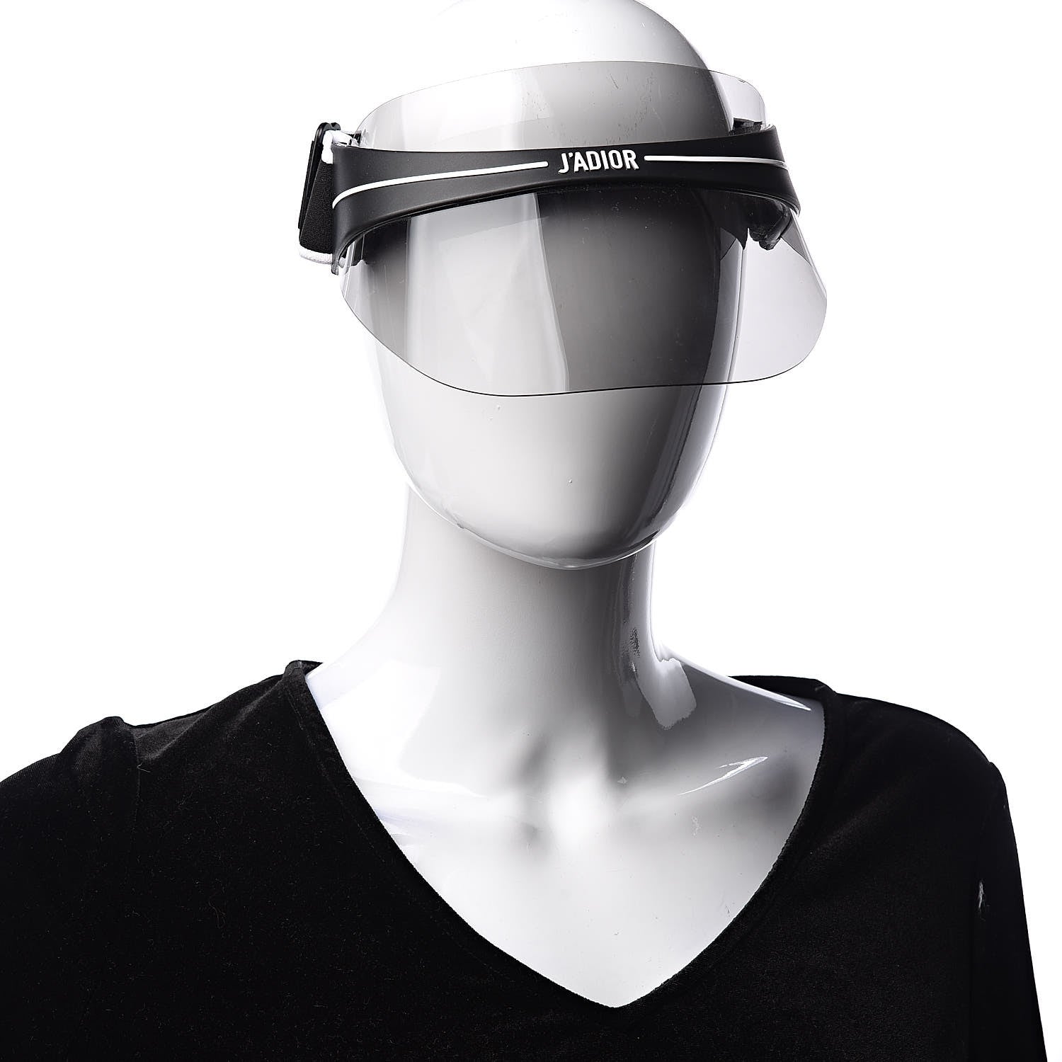 Christian Dior Mirrored DiorClub1 Sun Visor Silver 2 of 7