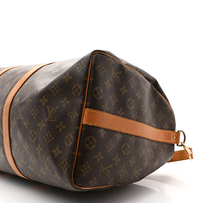 Louis Vuitton Monogram Keepall Bandouliere 50 10 of 16