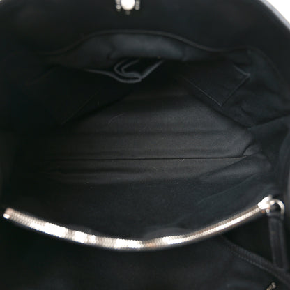 Chanel Calfskin Perforated Up In The Air Tote Black 5 of 10