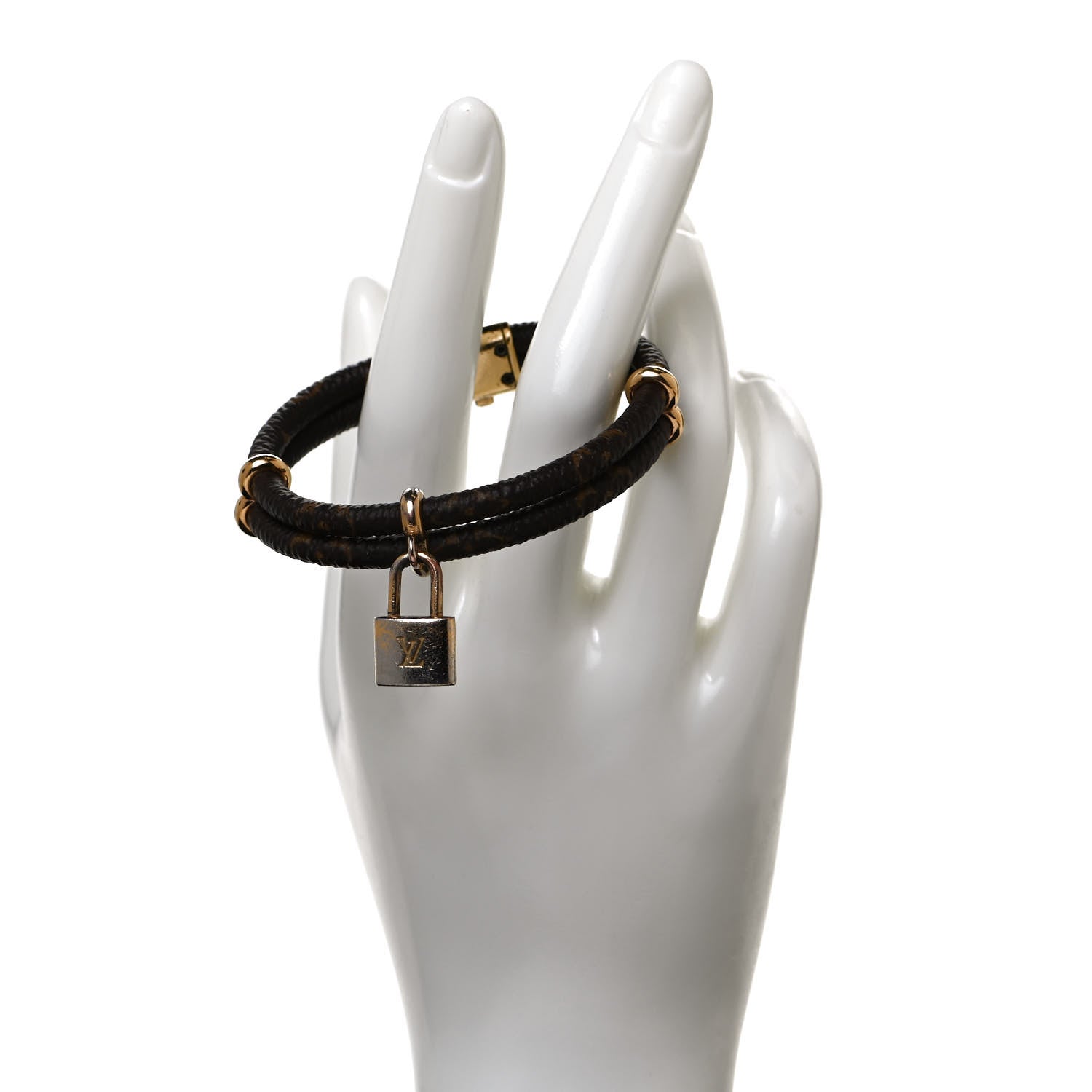 Louis Vuitton Monogram Keep It Twice Bracelet 17 2 of 5