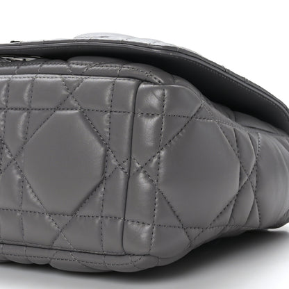 Christian Dior Calfskin Macrocannage Medium Caro Bag Iron Grey 9 of 9