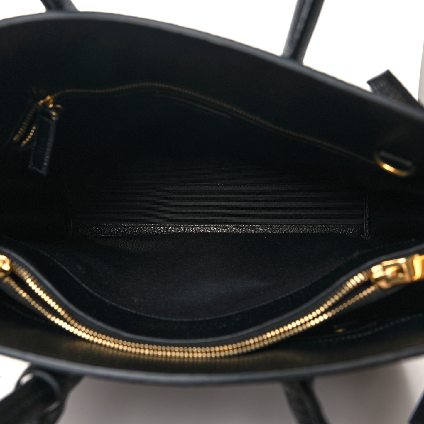 Grained Calfskin Small Sac De Jour Black