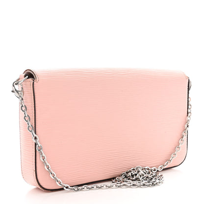 Louis Vuitton Epi Pochette Felicie Rose Ballerine 4 of 16