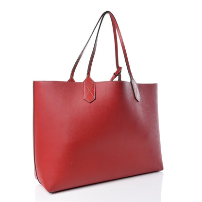 Gucci GG Supreme Monogram Medium Reversible Tote Beige Red 4 of 25