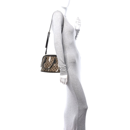 Gucci Crystal Monogram Dollar Calfskin Mini Dome Bag Beige Ebony Testa di Moro 2 of 10