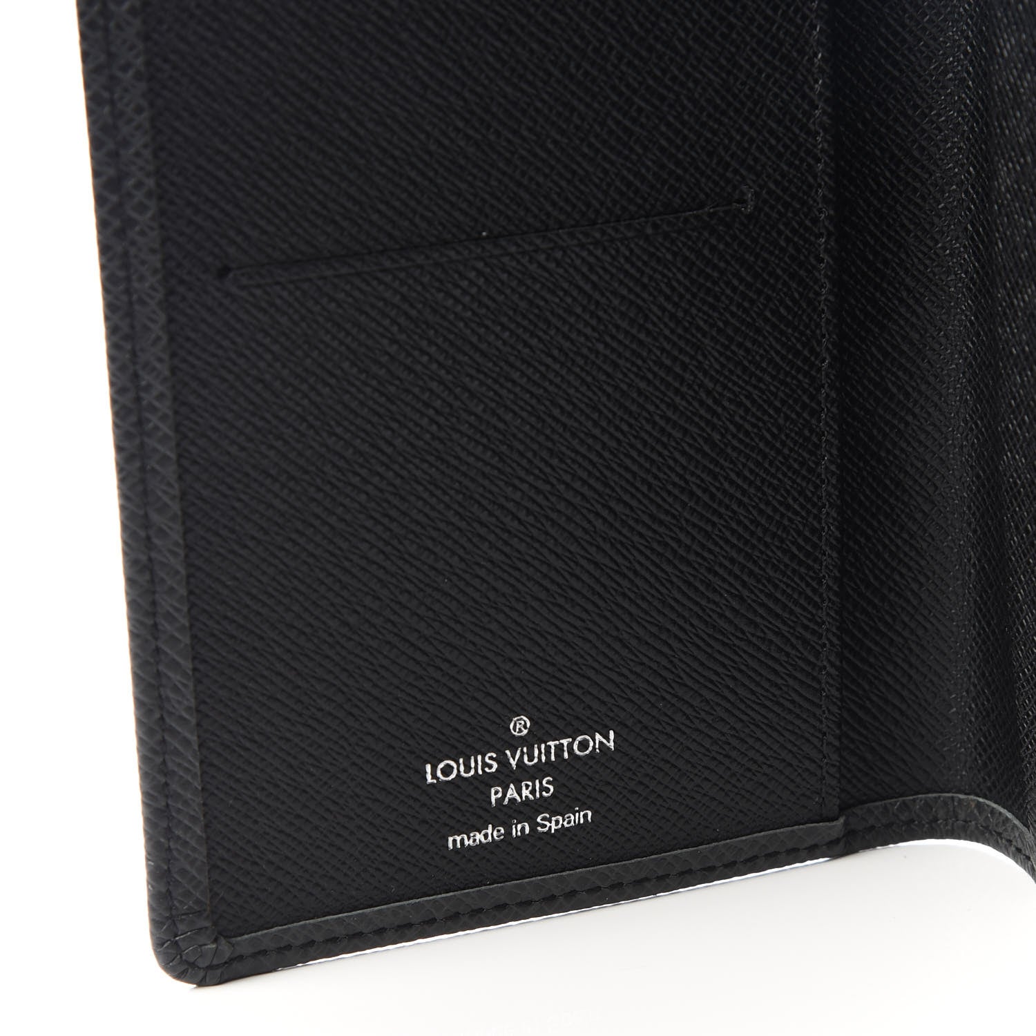 Louis Vuitton Taiga Pocket Agenda Cover Black 9 of 10