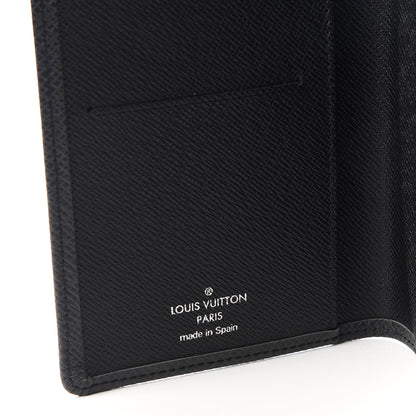 Louis Vuitton Taiga Pocket Agenda Cover Black 9 of 10