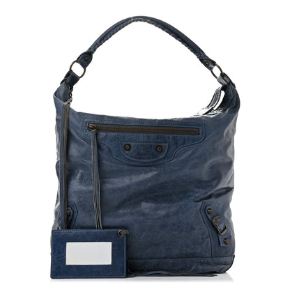 Balenciaga Agneau Classic Hardware Day Hobo Marine 1 of 11