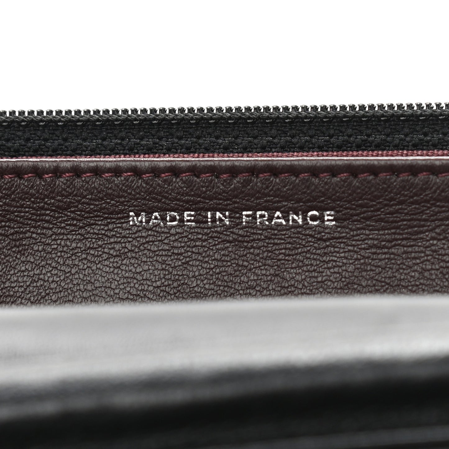 Lambskin Quilted Wallet On Chain WOC Black