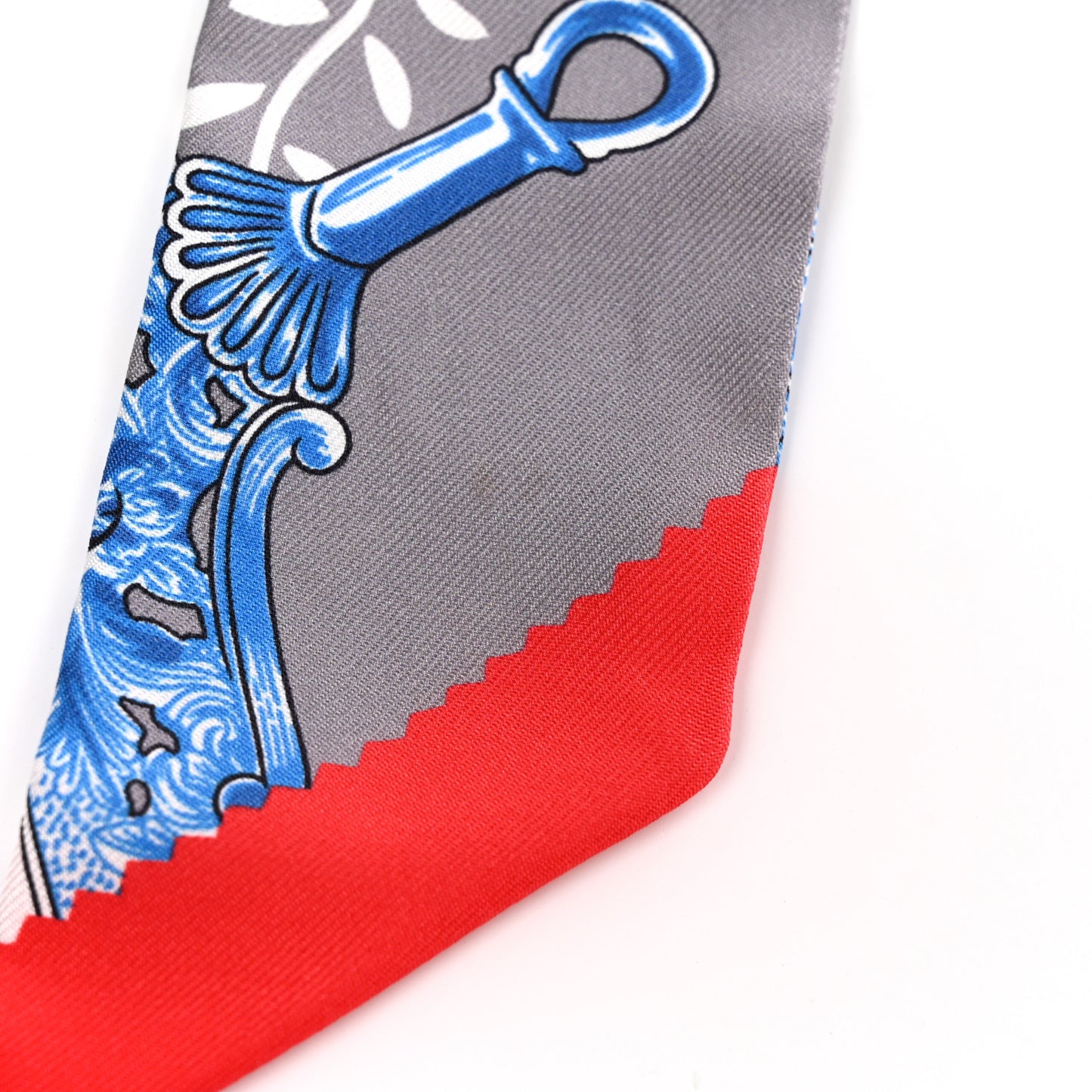 Silk Etriers Remix Twilly Gris Acier Rouge Jaune