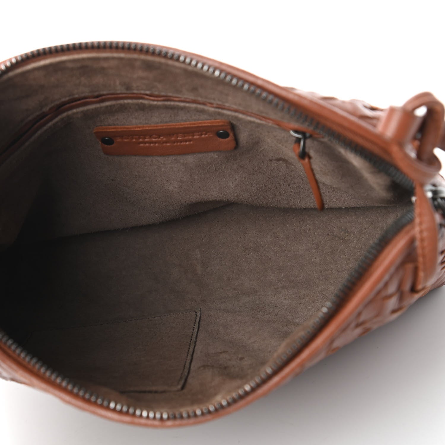 Bottega Veneta Nappa Intrecciato Pillow Crossbody Messenger Dark Calvados 5 of 10