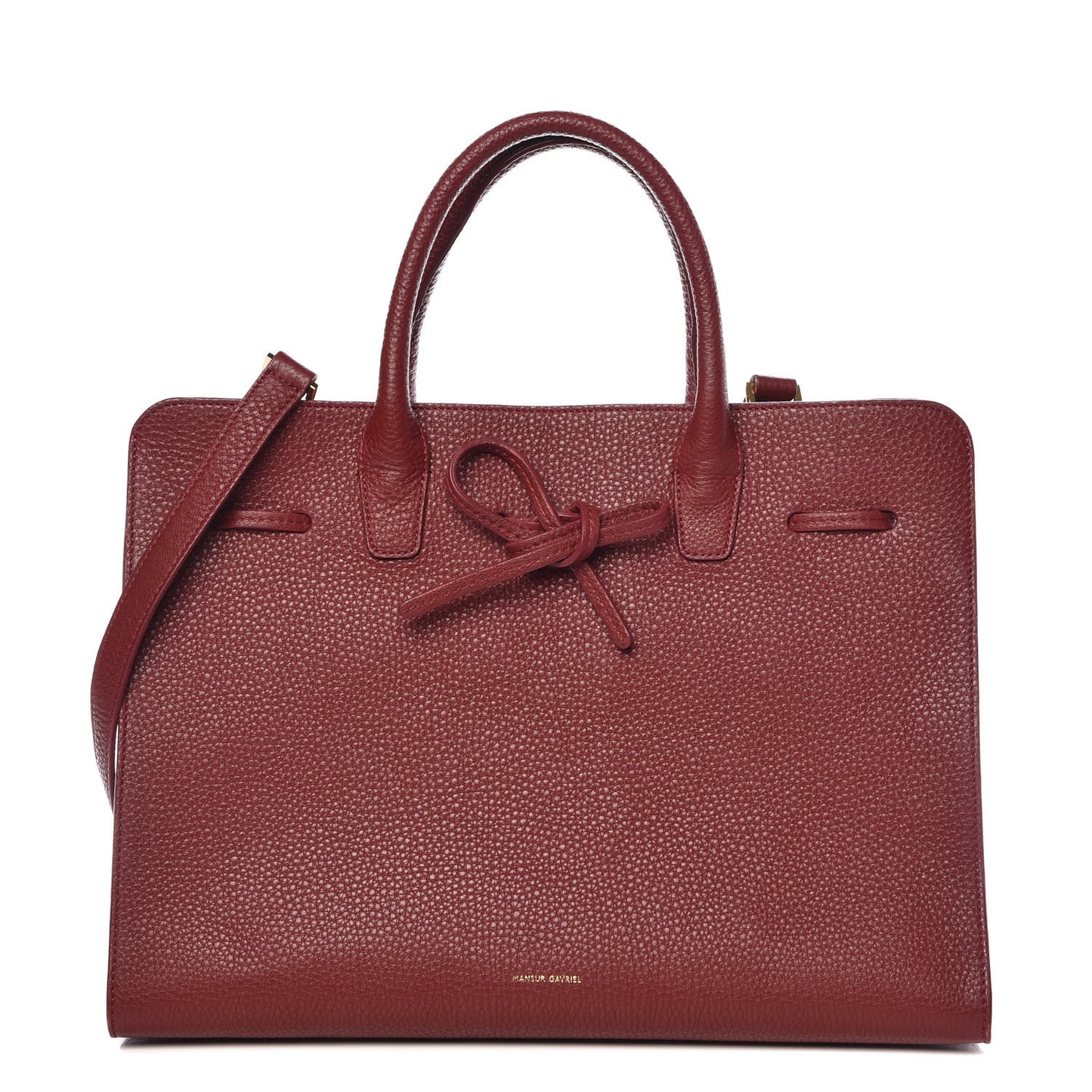 Tumbled Calfskin Large Sun Bag Rococo