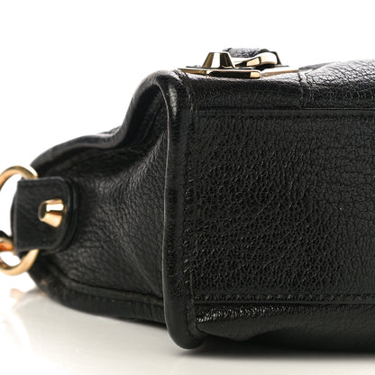 Balenciaga Chevre Gold Metallic Edge Hardware Mini City Black 9 of 10