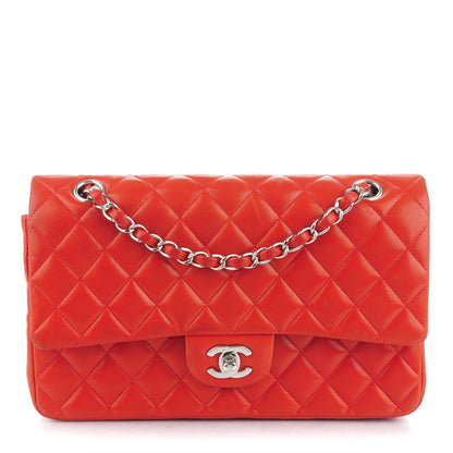Chanel Lambskin Quilted Medium Double Flap Red 1 of 8