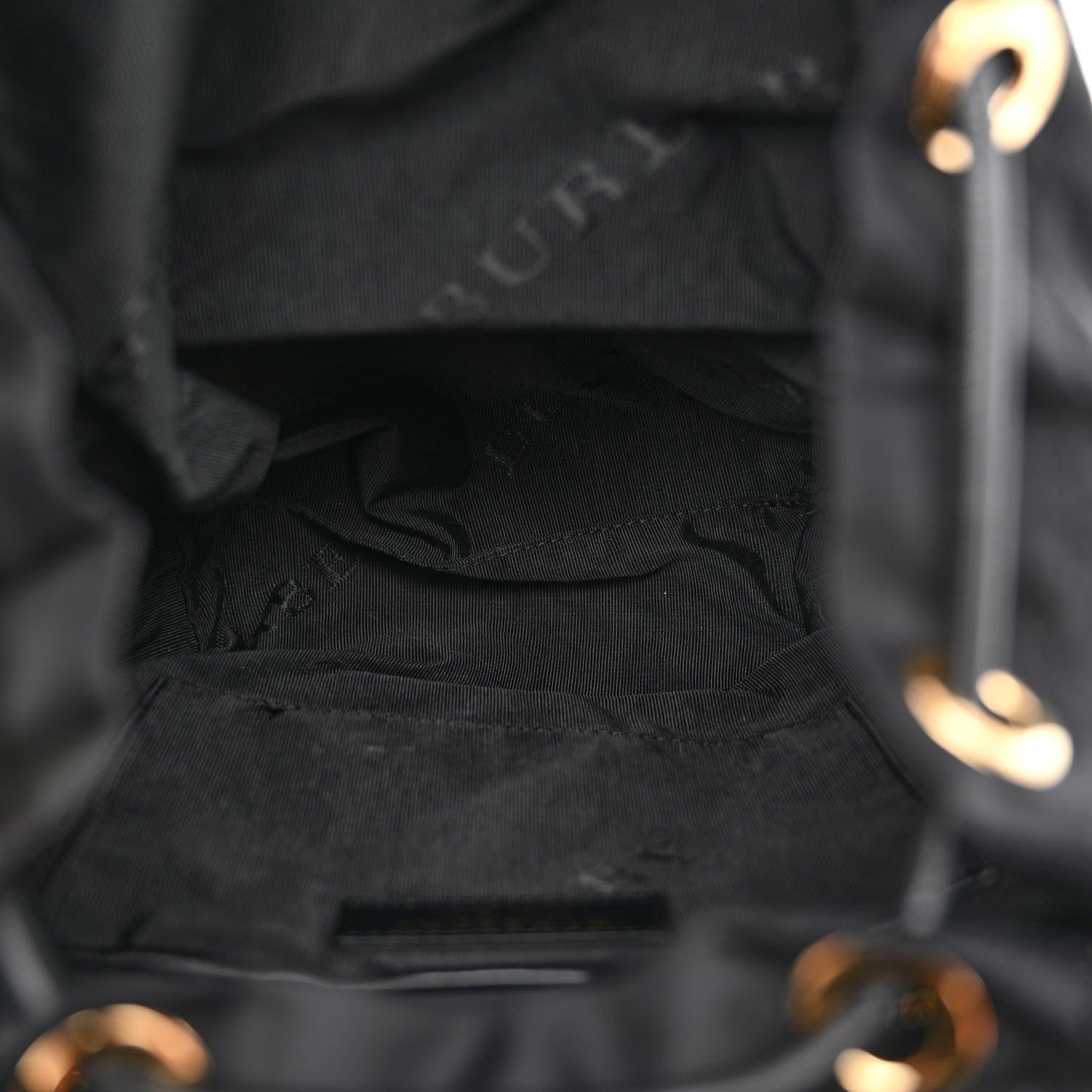 Nylon Medium Rucksack Backpack Black