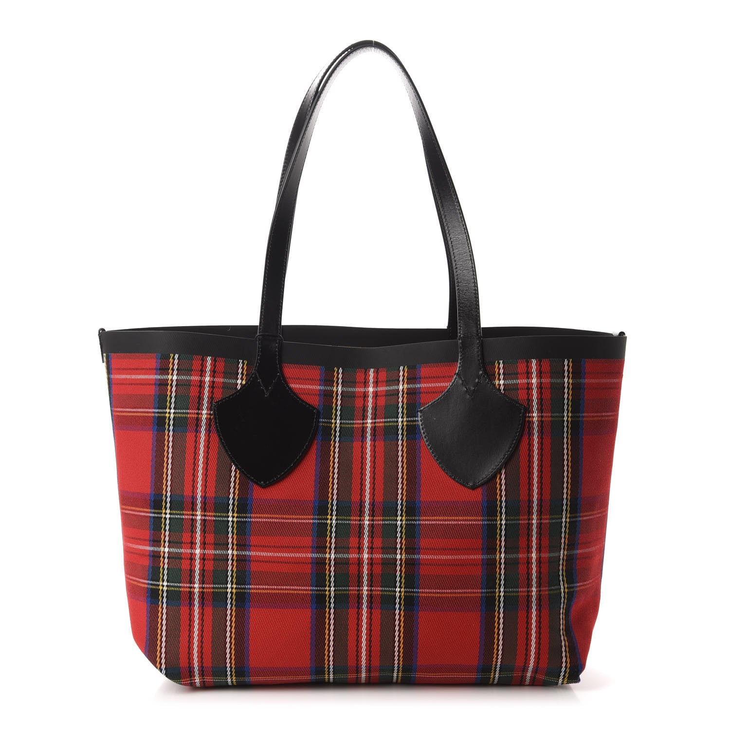 Burberry Vintage Check Medium The Giant Reversible Tote Antique Yellow Bright Red 8 of 18