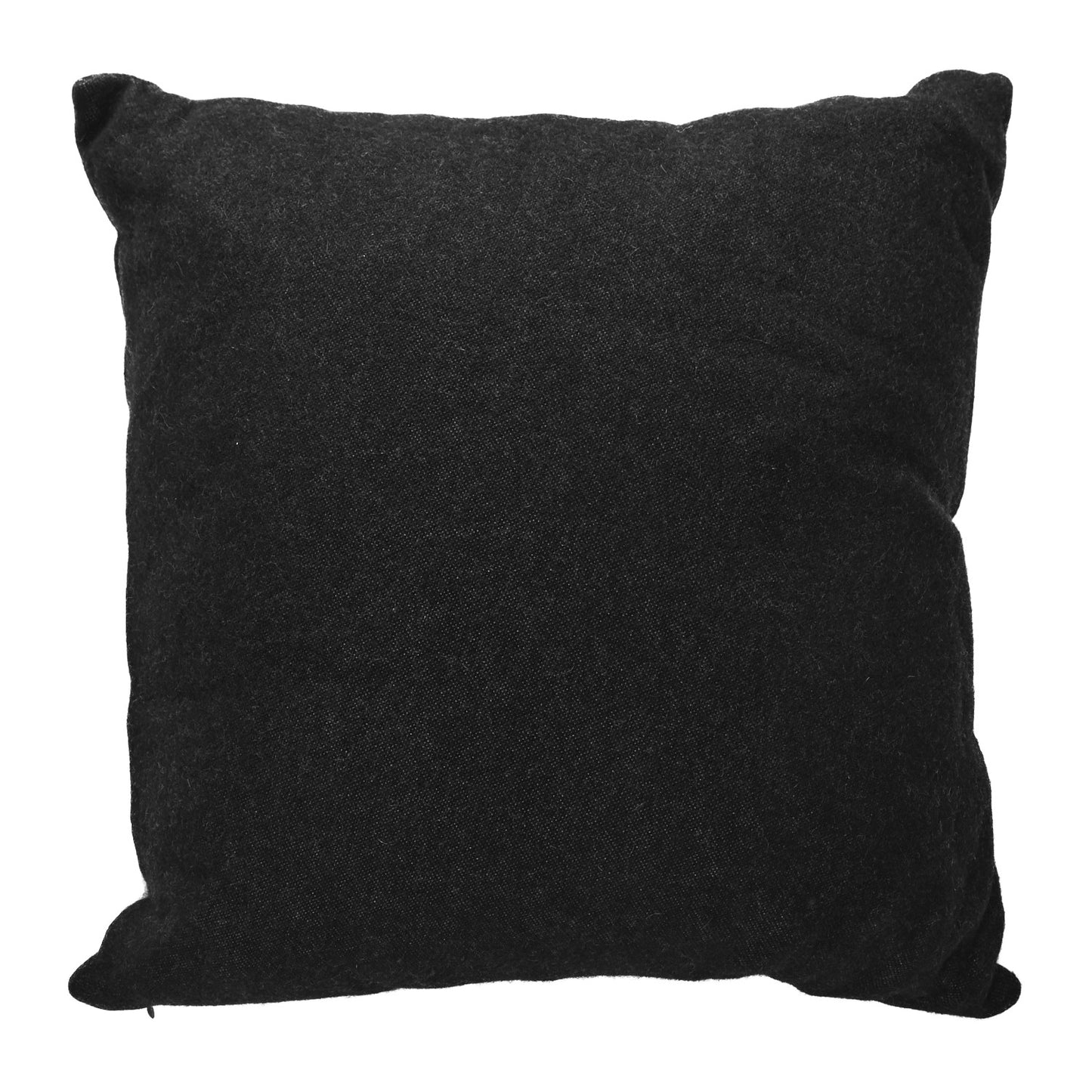 Merino Wool Cashmere CC Logo Pillow Black Grey