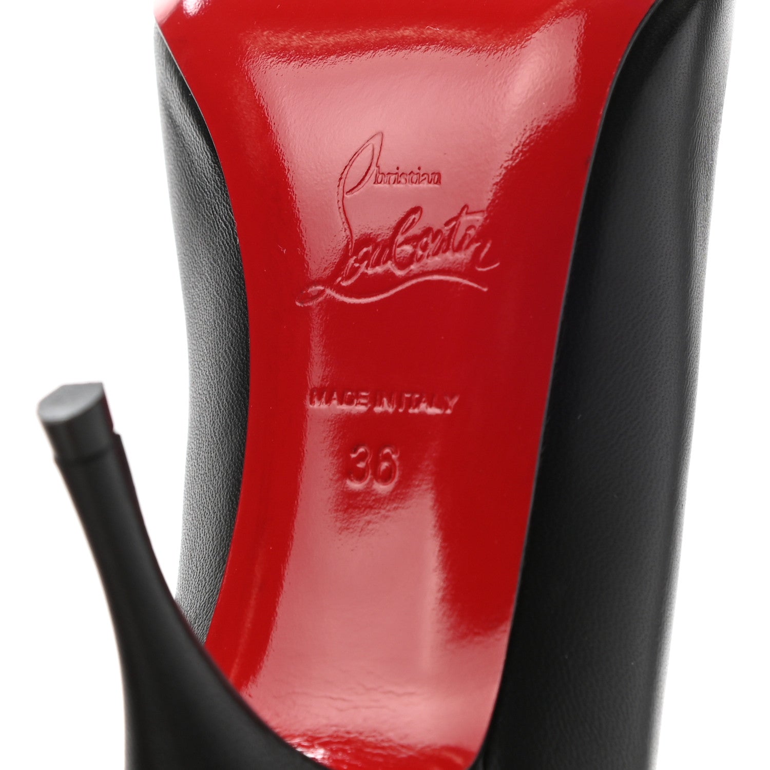 Christian Louboutin Nappa Clare 80 Pumps 36 Black 6 of 8