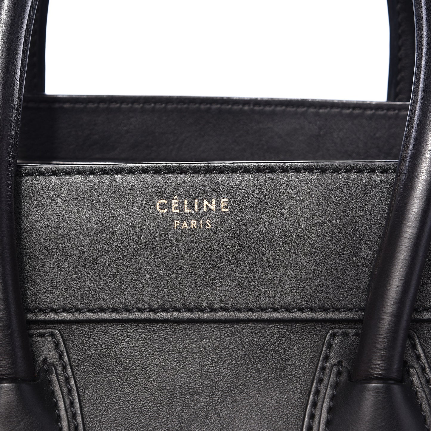 Smooth Calfskin Mini Luggage Black