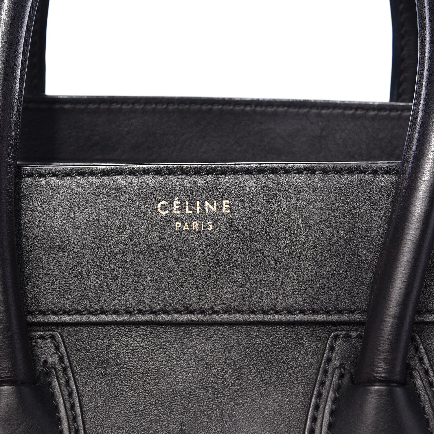 Celine Smooth Calfskin Mini Luggage Black 15 of 17