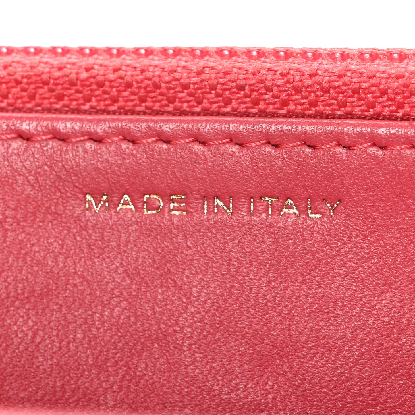Lambskin Quilted Double Stitch Tassel Wallet On Chain WOC Pink