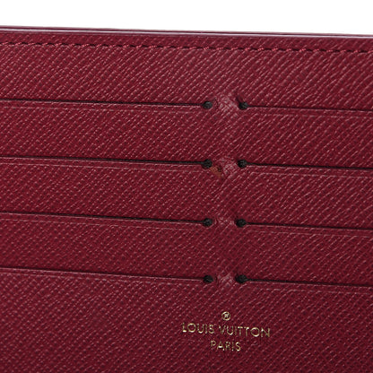 Louis Vuitton Calfskin Felicie Card Holder Insert Fuchsia 4 of 5