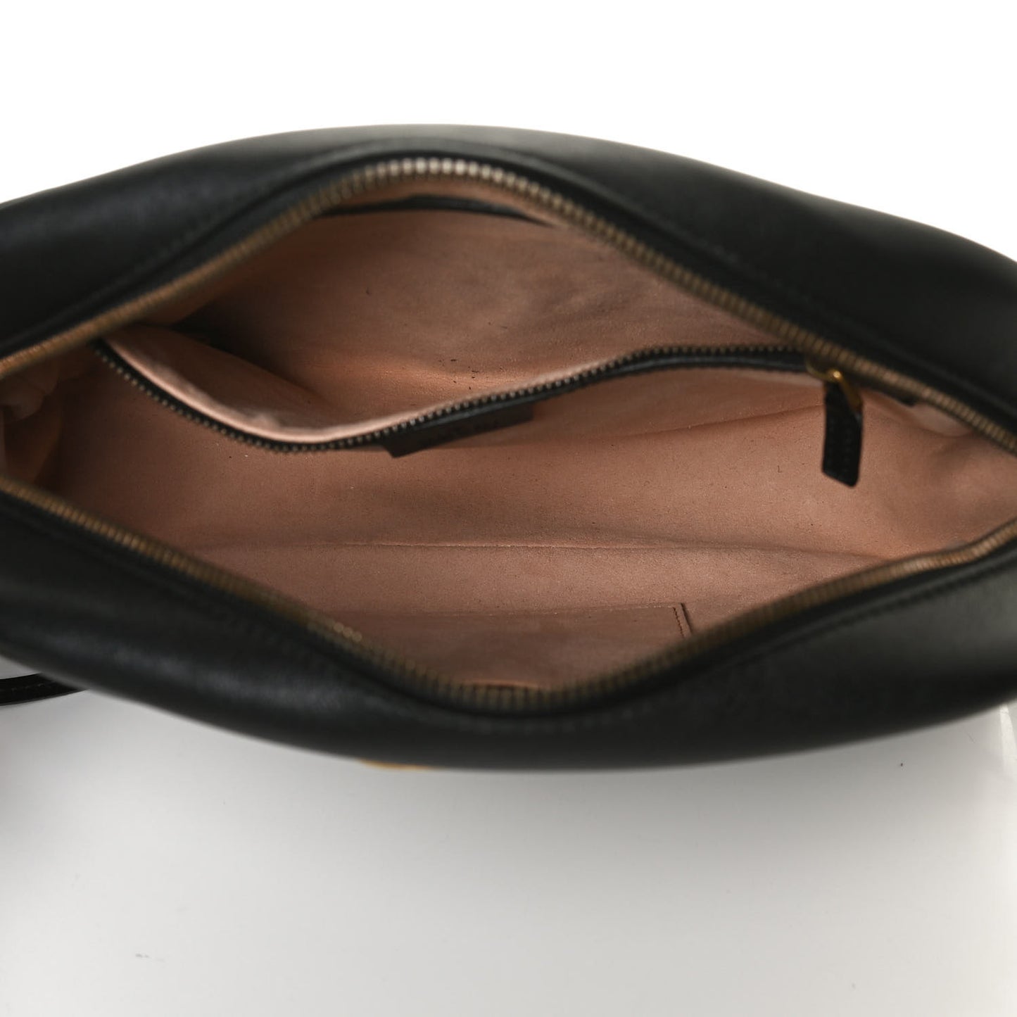 Calfskin Matelasse Medium GG Marmont Chain Shoulder Bag Black