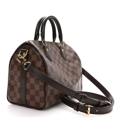 Louis Vuitton Damier Ebene Speedy Bandouliere 25 3 of 10