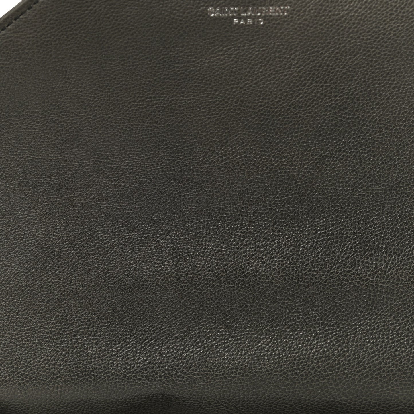 Sheepskin Matelasse Chevron Monogram Medium College Bag Asphalt
