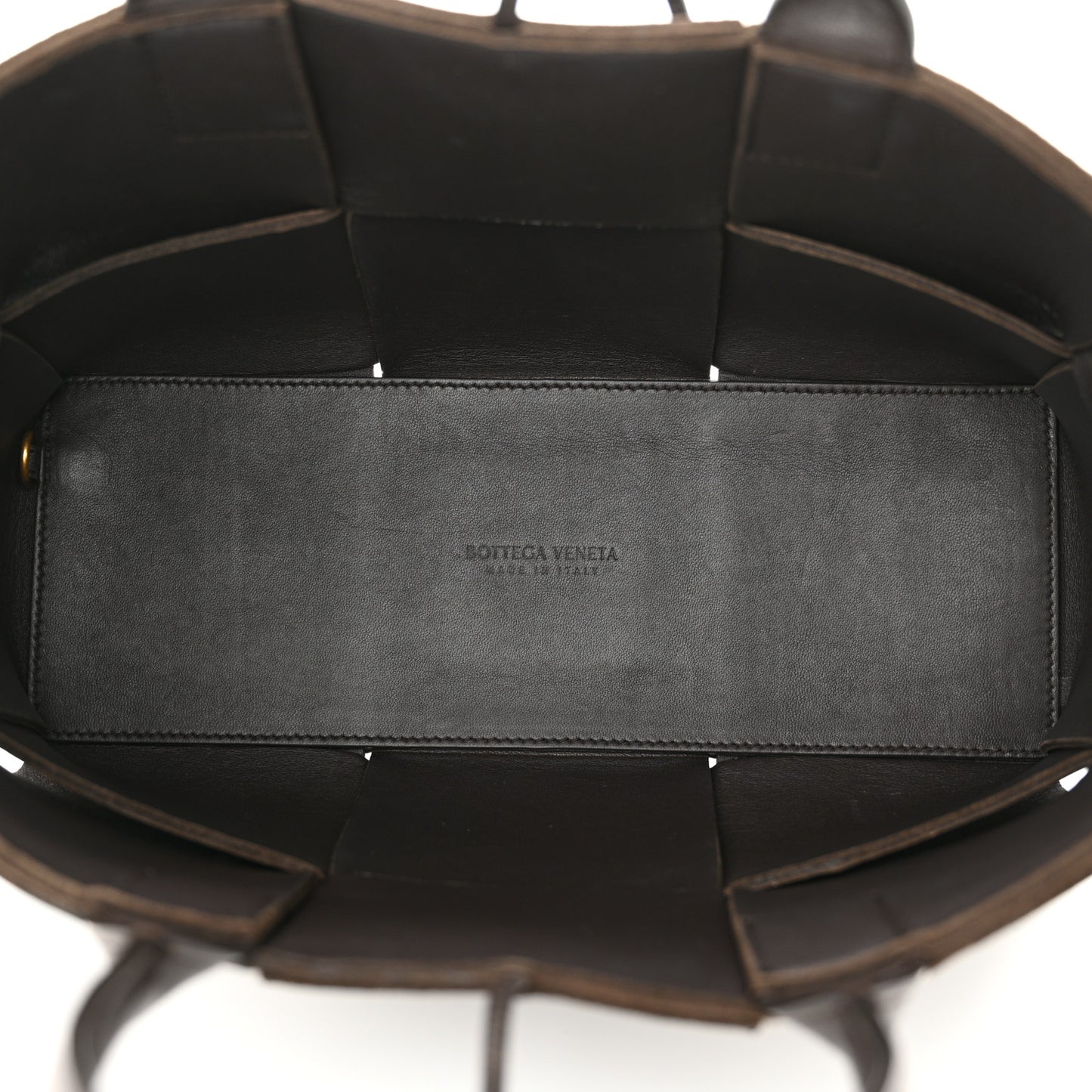 Nappa Maxi Intrecciato Small Arco Tote Fondant