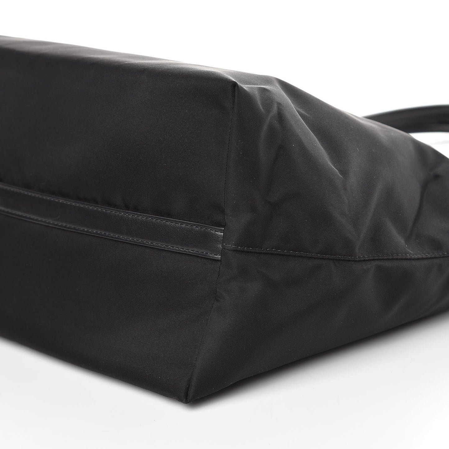 Tessuto Nylon Shopping Tote Black