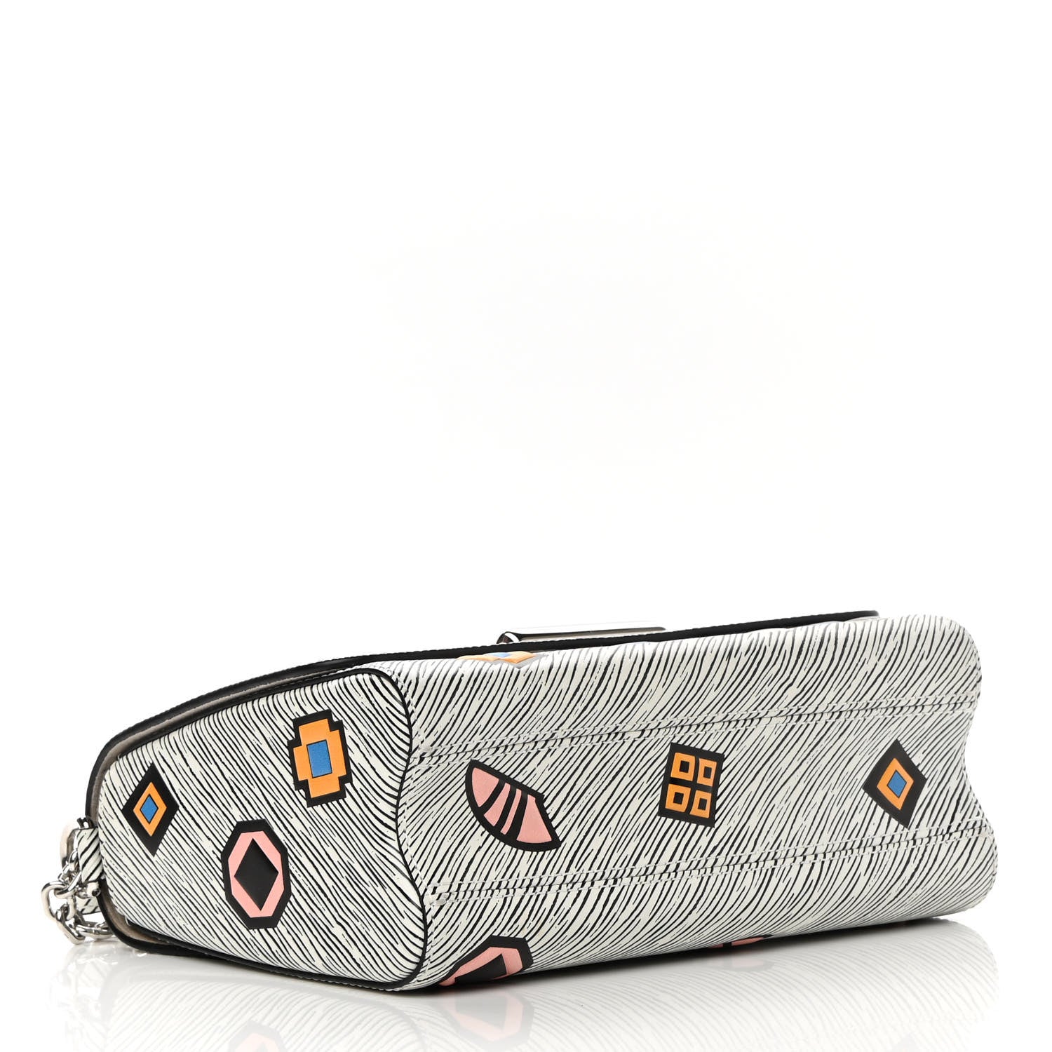 Louis Vuitton Epi Azteque Twist Shoulder Bag MM White 4 of 13