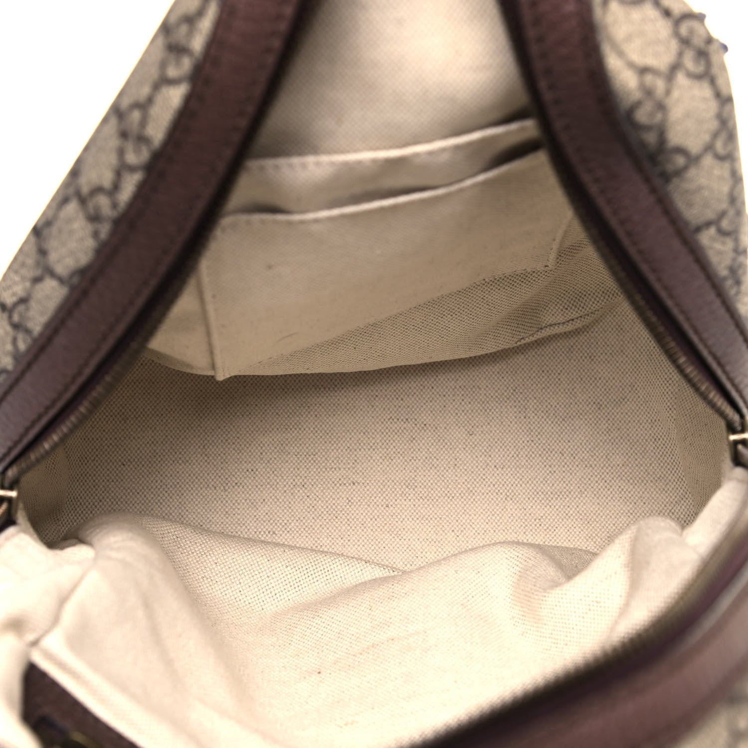 Gucci X DISNEY GG Supreme Monogram Web Three Little Pigs Ophidia Dome Backpack Beige New Acero 5 of 10