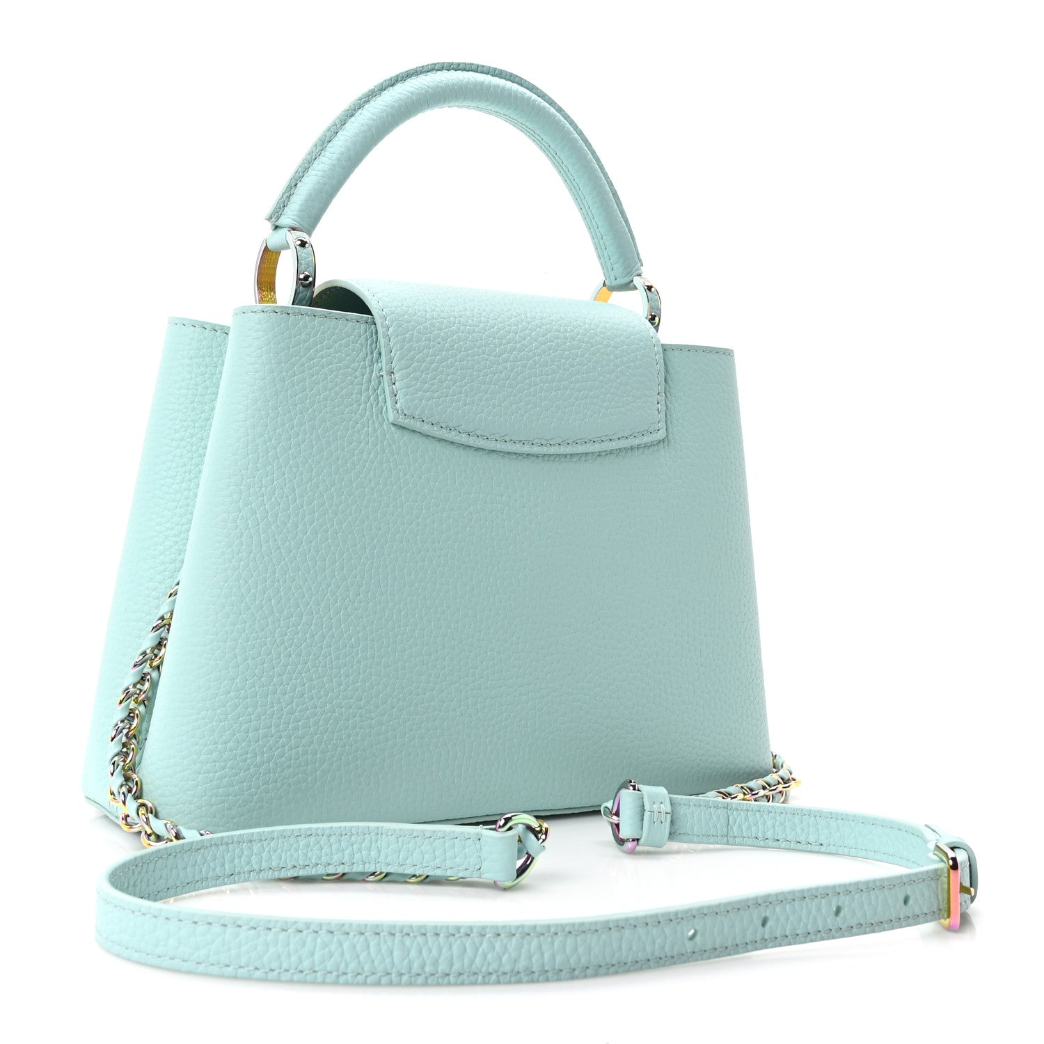 Louis Vuitton Taurillon Capucines BB Iridescent Topaz 3 of 10
