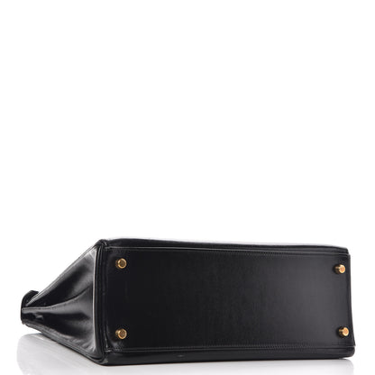 Hermes Box Kelly Retourne 32 Black 5 of 47