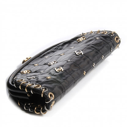 Chanel Leather Rockstar Symbols Clutch 4 of 7