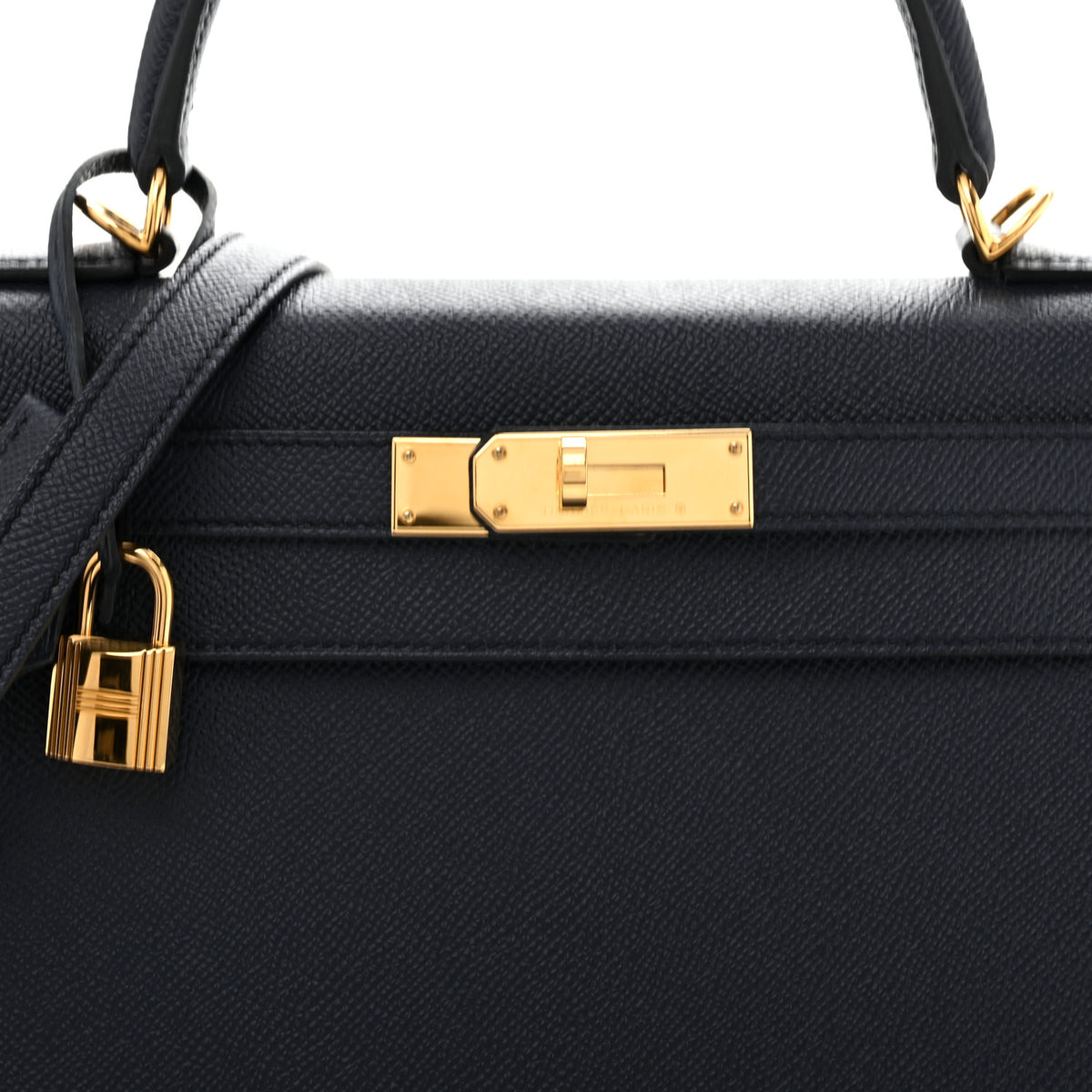 Hermes Epsom Kelly Sellier 28 Bleu Indigo 8 of 12