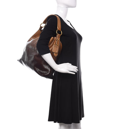 Prada Vernice Sfumata Shoulder Bag Blond Mordore 2 of 9