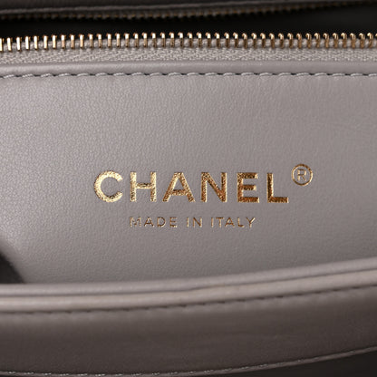 Chanel Lambskin Quilted Small Trendy CC Flap Dual Handle Bag Light Grey 6 of 11